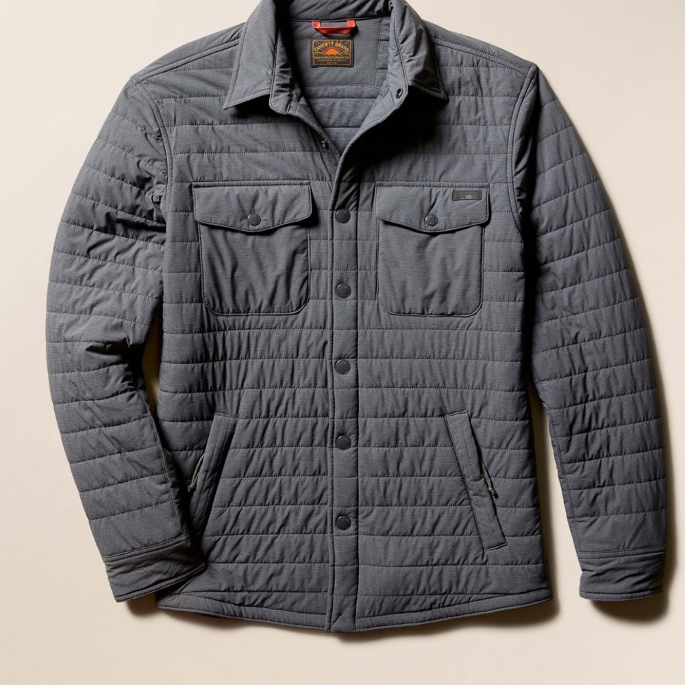 Faherty Mens Horizon Series CPO Jacket Pacific Ash NWT LARGE